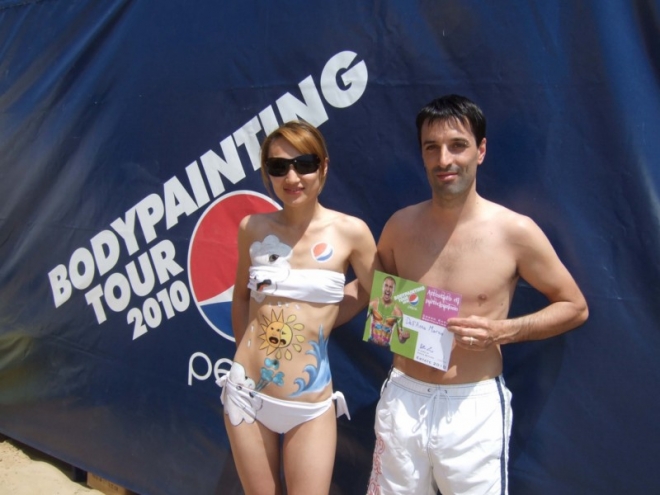 Pepsy Body Painting Tour Riccione Pepsy Body Painting Tour Riccione
