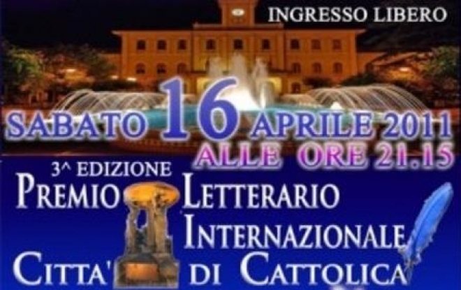 Premio Letterario Città Di Cattolica 2011 Premio Letterario Città Di Cattolica 2011