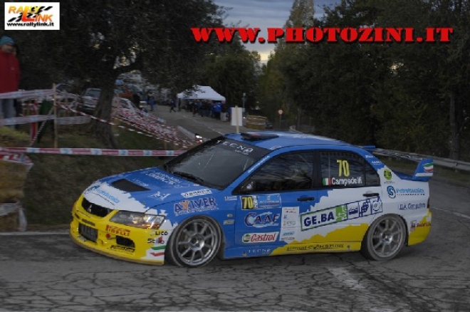 Simone ed Angelo Campedelli in azione con la Mitsubishi Lancer della Tecno Junior Team Simone ed Angelo Campedelli in azione con la Mitsubishi Lancer della Tecno Junior Team