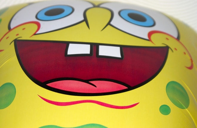 Spongebob al Beach village di Riccione Spongebob al Beach village di Riccione