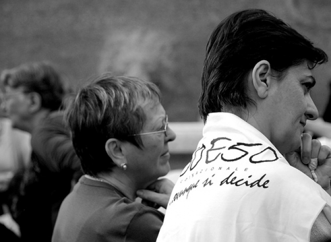 Staffetta rosa a Riccione contro la violenza Staffetta rosa a Riccione contro la violenza