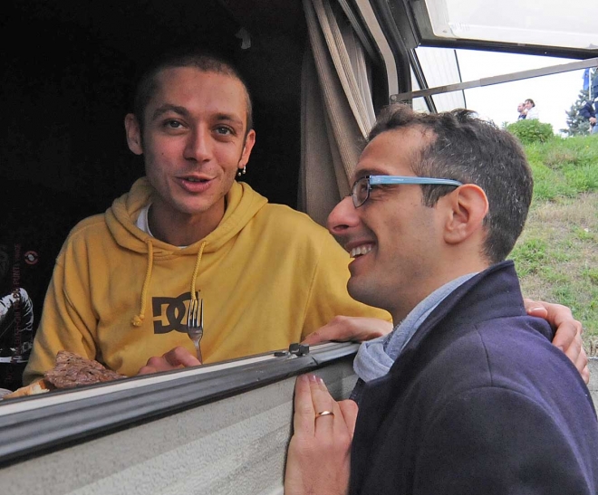 Valentino Rossi e presidente Provincia Ricci Valentino Rossi e presidente Provincia Ricci