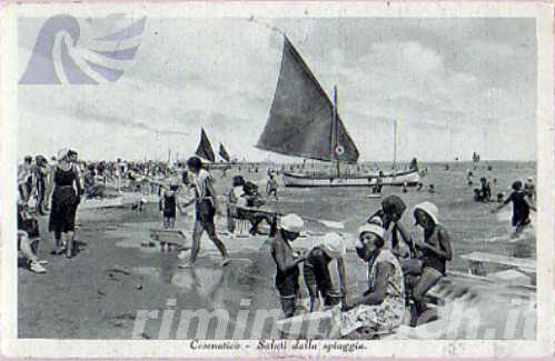 la spiaggia di Cesenatico