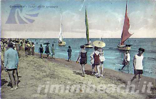 la spiaggia di Cesenatico