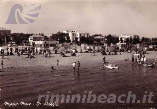 La spiaggia di  Misano