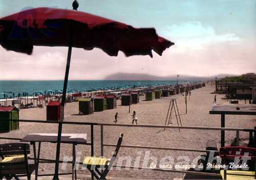 La spiaggia di  Misano