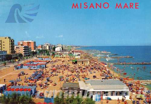 La spiaggia di  Misano