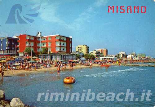 La spiaggia di  Misano