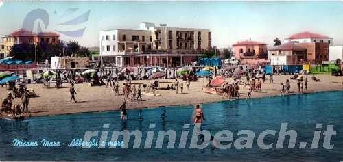 La spiaggia di  Misano