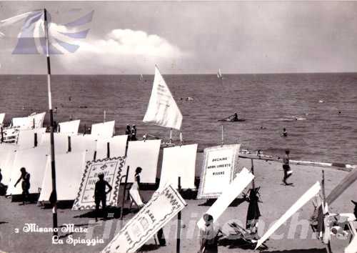 La spiaggia di  Misano