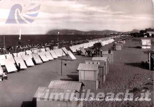 La spiaggia di  Misano