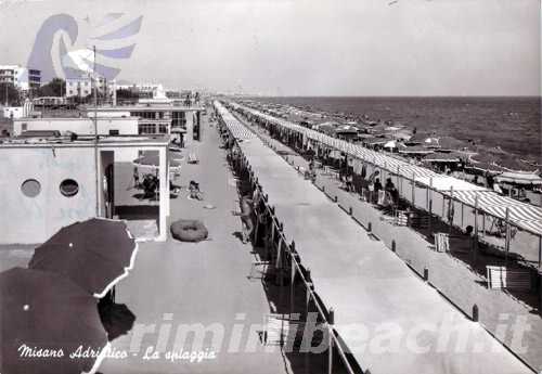 La spiaggia di  Misano