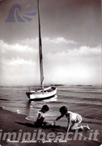 La spiaggia di  Misano