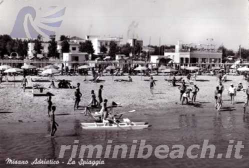 La spiaggia di  Misano