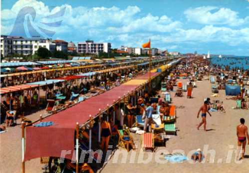 La spiaggia di Riccione