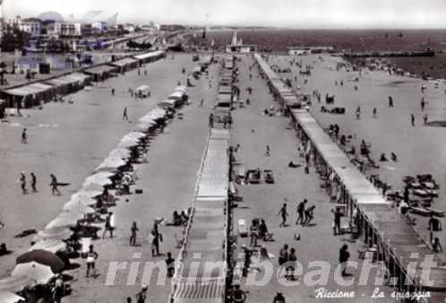 La spiaggia di Riccione