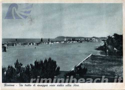 La spiaggia di Riccione