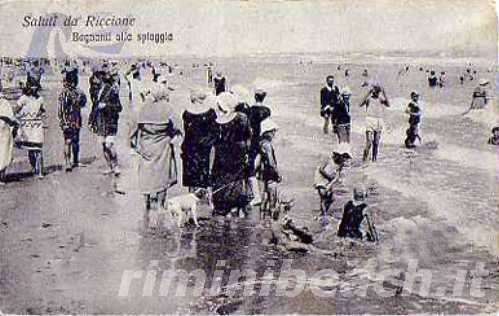 La spiaggia di Riccione