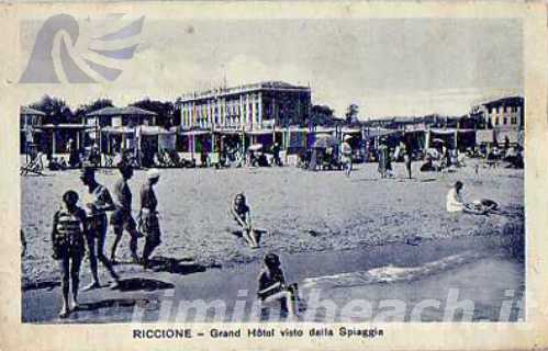 La spiaggia di Riccione