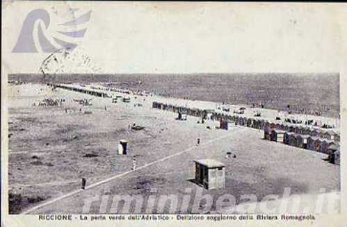 La spiaggia di Riccione