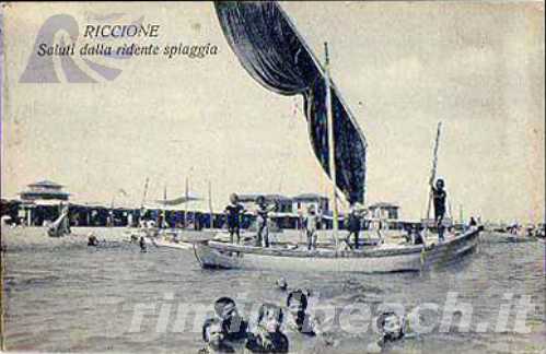 La spiaggia di Riccione