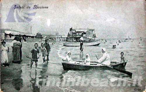 La spiaggia di Riccione