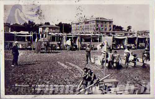 La spiaggia di Riccione