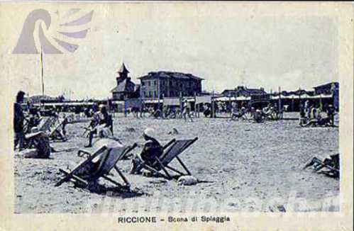 La spiaggia di Riccione