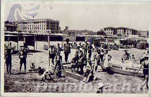 La spiaggia di Riccione