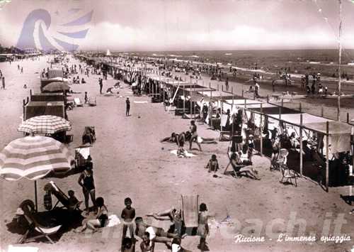 La spiaggia di Riccione