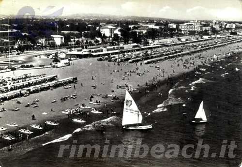 La spiaggia di Riccione