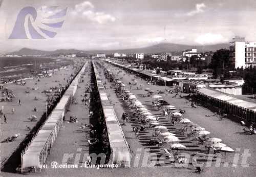 La spiaggia di Riccione