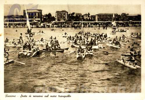 La spiaggia di Riccione