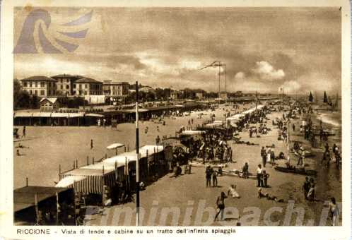 La spiaggia di Riccione