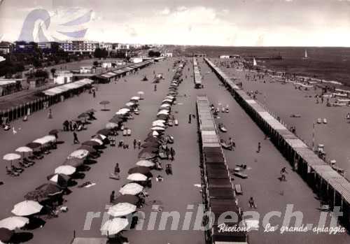 La spiaggia di Riccione