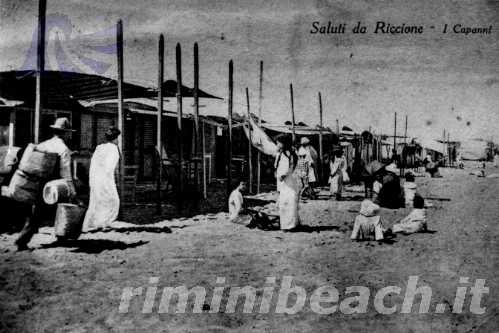 La spiaggia di Riccione