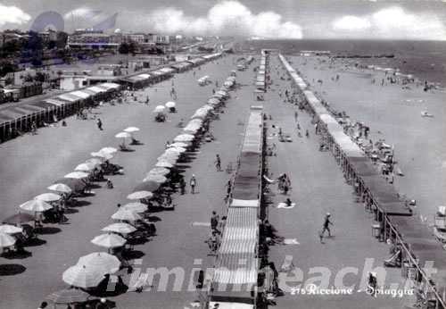 La spiaggia di Riccione