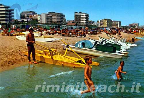 La spiaggia di Riccione