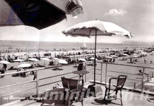 La spiaggia di Riccione