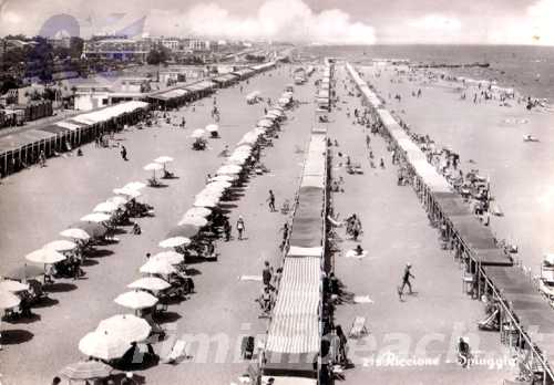 La spiaggia di Riccione