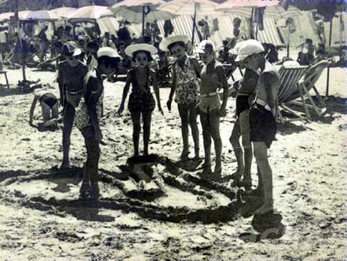 Vita di spiaggia a Rimini