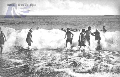 Vita di spiaggia a Rimini