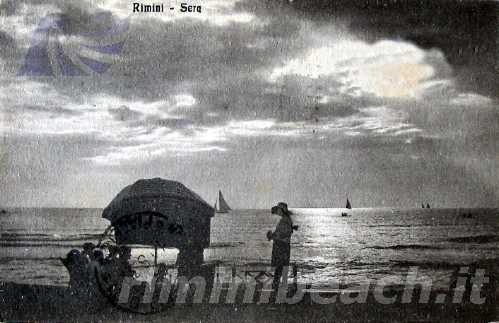 Vita di spiaggia a Rimini