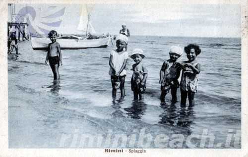 Vita di spiaggia a Rimini