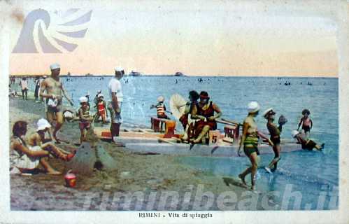 Vita di spiaggia a Rimini