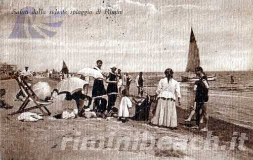 Vita di spiaggia a Rimini