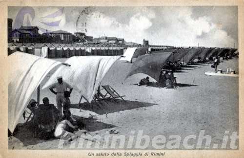 Vita di spiaggia a Rimini